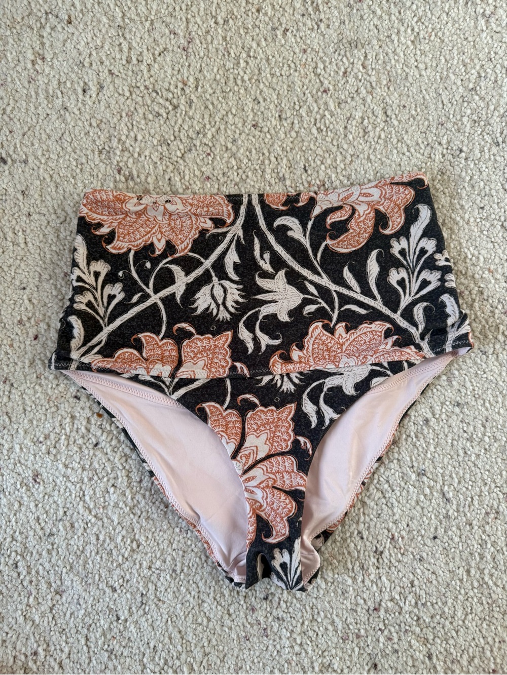 Boteh High-Waist Floral Bikini Bottom size XS